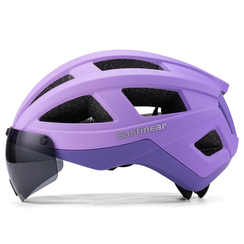 Magnetic Snap-on Goggle Cycling Helmet Adults Full Molded Bicycle Half PCEPS All Season Use