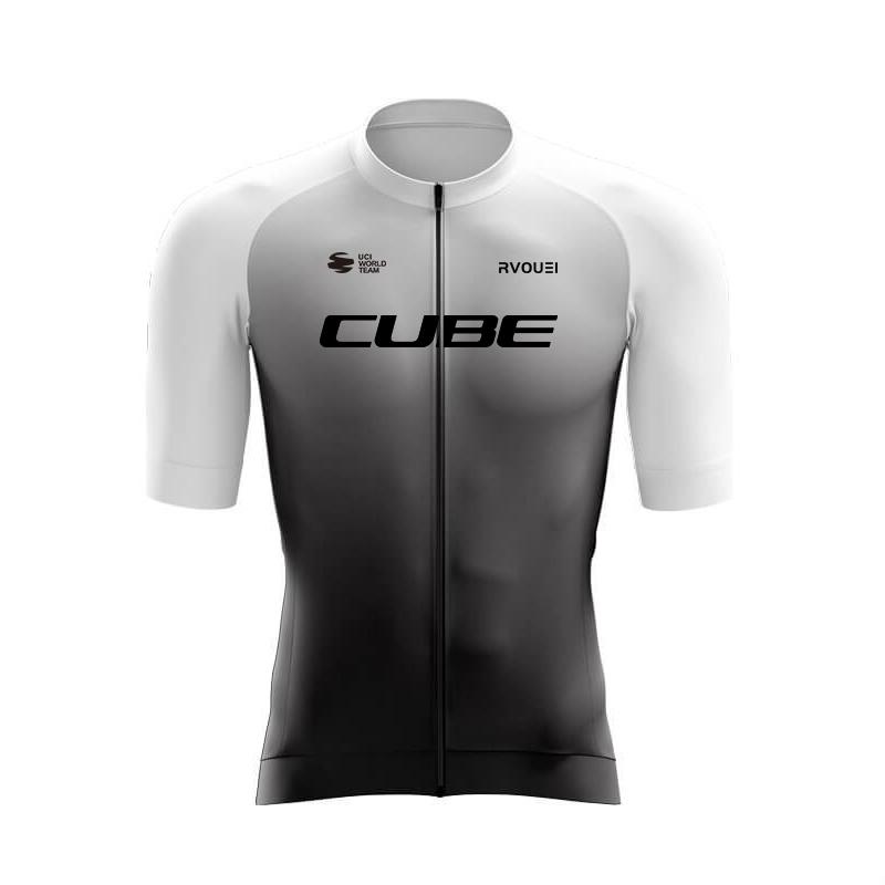 Rvouei Cube Team Quick Drying  Clothing MTB Bike Uniform Maillot Ropa Ciclismo Hombre Bicycle Suit 2026 Summer Breathable Cycling Suit Set