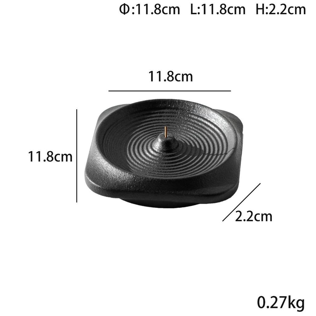 Ceramic Sandalwood Incense Plate for Home Fragrance and Decoration