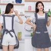 Celebrity Double-Layer Cotton Princess Skirt Apron: Anti-Fouling, Oil-Proof, Lace Design for Kitchen and Restaurant Use