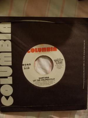 7inch Record SANTANA - Let The Children Play 310481 Columbia 1977 US Jazz Used