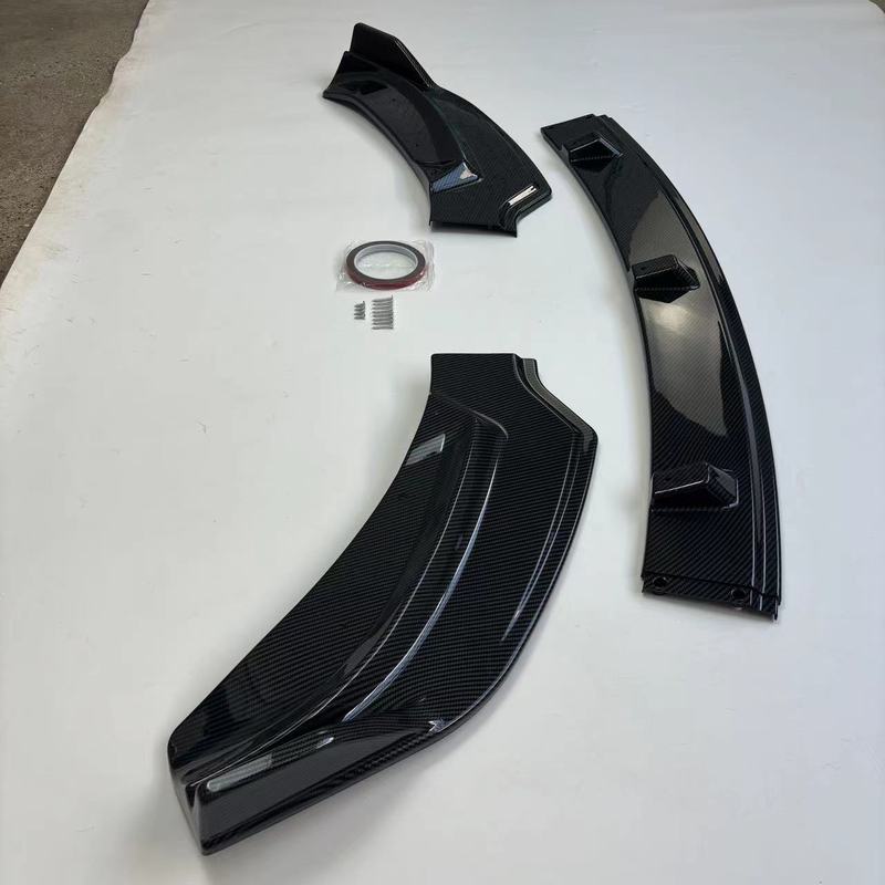 Suitable for Tesla model3 modification of three front lips, front shovel, sports small surround, front bar appearance parts