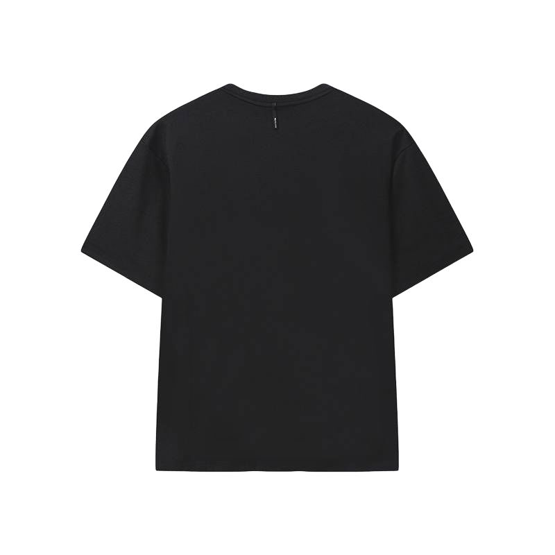 FILA Morandi Milano Series Pullover Round Neck Knitted Short Sleeve T-Shirt Men Tops F11M635111F-BK