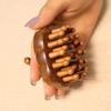 Multi-Functional Wood Therapy Massage Comb Scalp Head Massager Natural Sandalwood Circular Tooth Guasha Scraping Body Massager