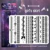 Firefly PET Journal Laser Stickers - Salt Style Guka Border & Collage Decoration