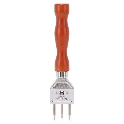 Ice Chipper 304 Stainless Steel Ice Crusher with Wooden Handle for Breaking Ice Kitchen Tool Type A