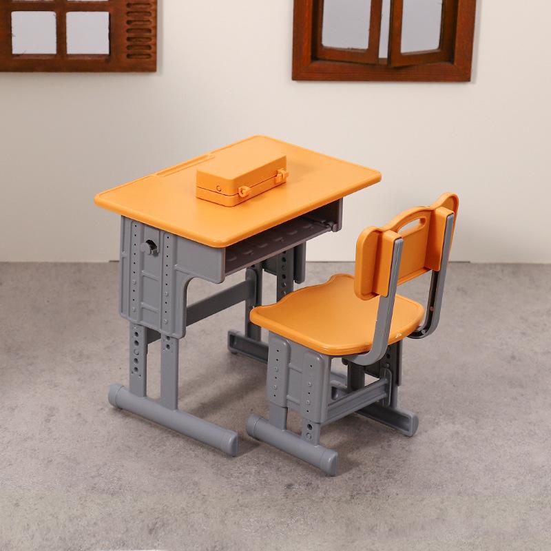 Children's Mini Desk & Study Table with Toy Accessories