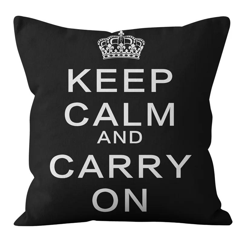 Rosa und schwarze geometrische Buchstaben bedruckte Sofakissenbezug Kissenbezug Heimdekoration Party Auto Bettwäsche