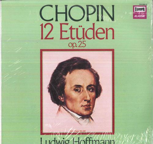 

LP Record LUDWIG HOFFMANN - Chopin 12 Etuden, Op25 1140663 EUROPA KLASSIK 1980 Germany Classical Used