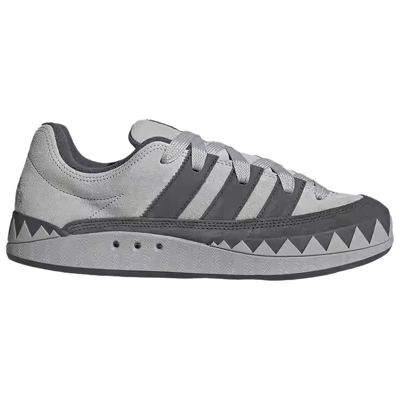 adidas ADIMATIC Low Top Skateboard Shoes Unisex Gray Sneakers KI8885