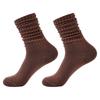 Calf Socks Slouch Socks Scrunch Stacked Socks Ribbed Knit Scrunchie Boot Socks for Women Girls
