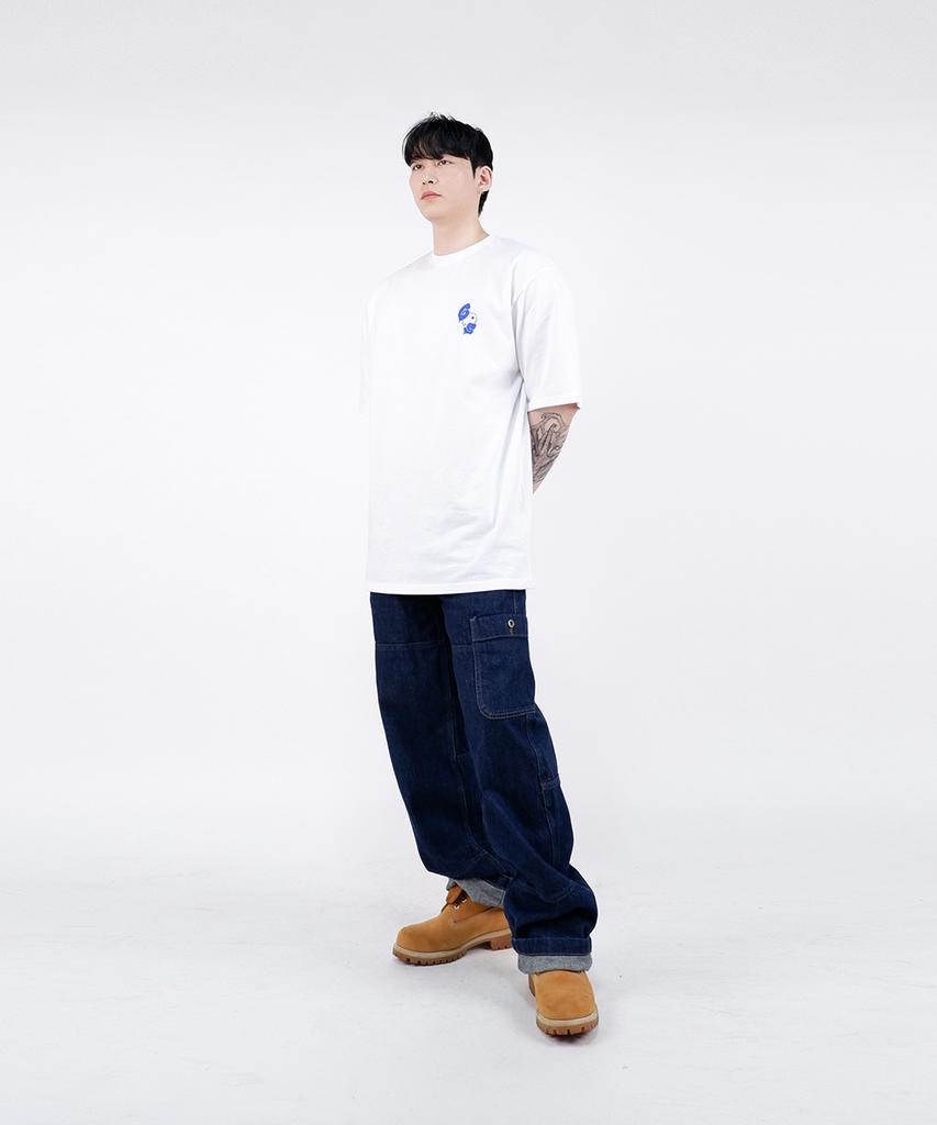 Gupeuopeuseutyudio Gofs Graffiti Logo Tee - White