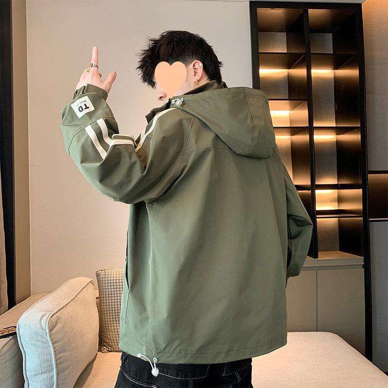 Hooded Plus Size Jacket Spring and Autumn Winter New Loose Jacket