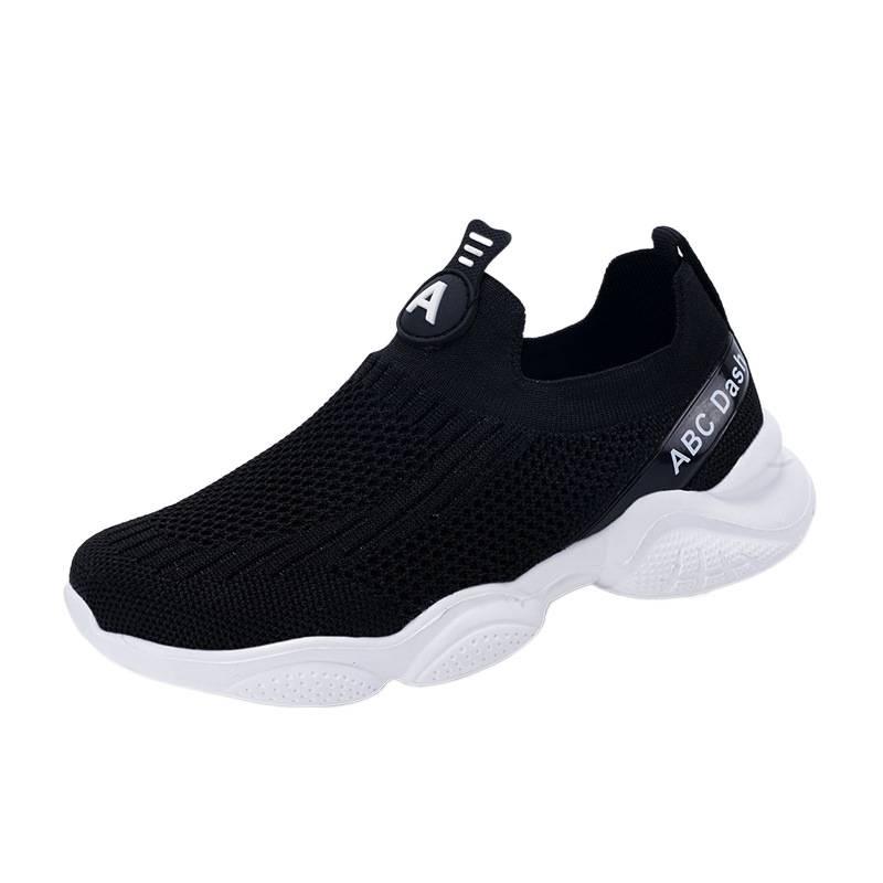 2025 Spring and Summer New Breathable Mesh Boys Lightweight Sports Shoes Girls One Pedal Breathable Casual Running Shoes