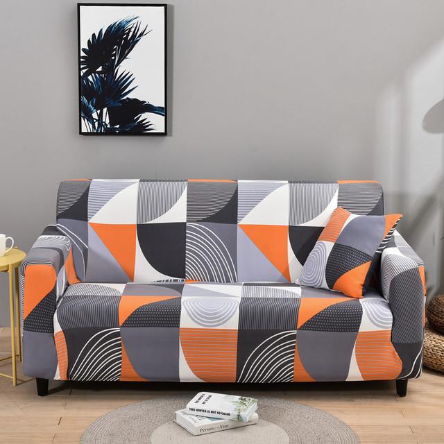 Modern Elastic Sofa Covers For Living Room Sectional Corner L -Shape Sofa Slipcovers Chair Protector Couch Cover 1 /2 /3 /4 Seater