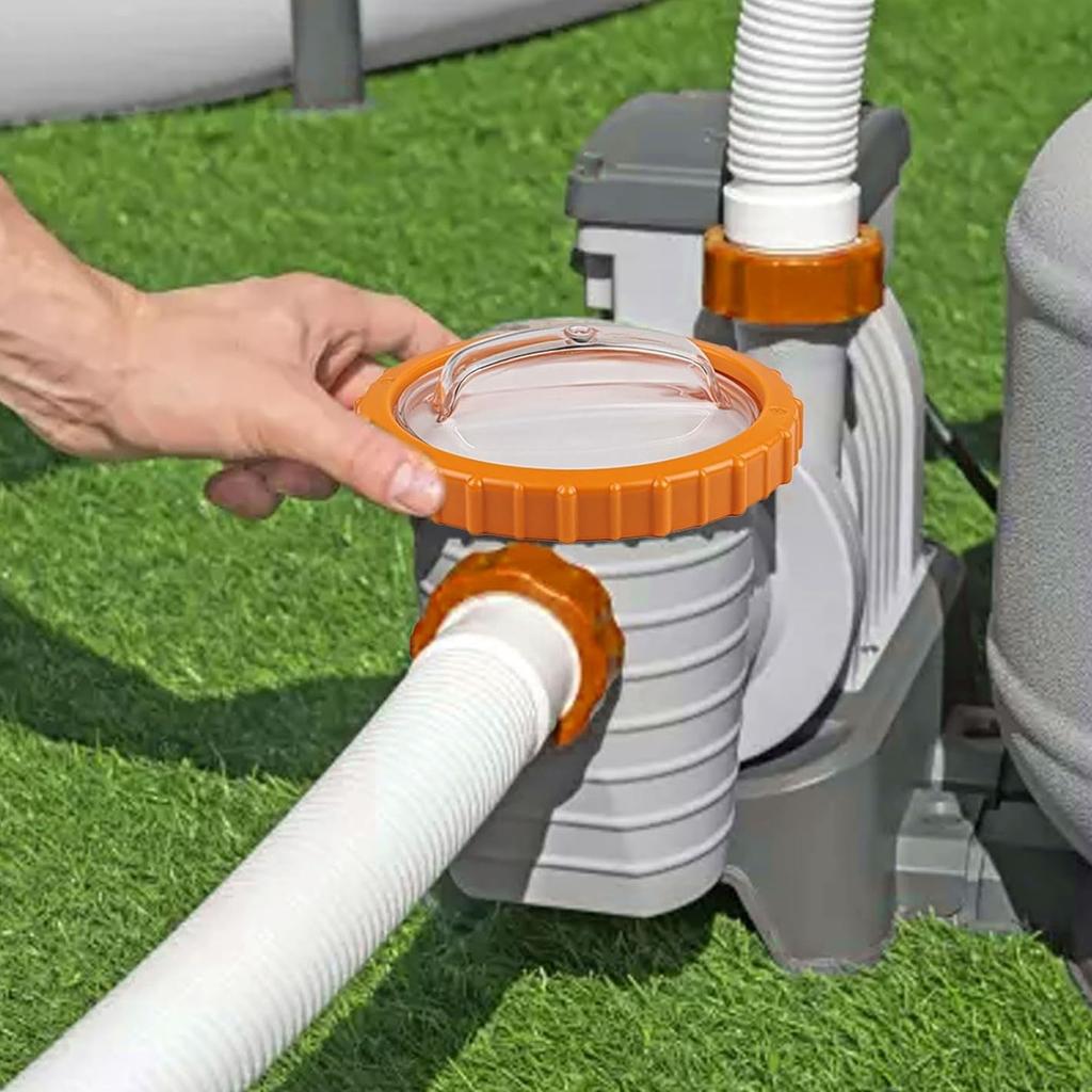 Quick Install Swimming Pool Filter Cover Nut No Tool Required For Easy Assembly On Sand Filters 58486 58497 58499