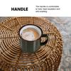 2Pcs Enamel Tea Mugs Retro Drinking Cups Heat Resistant Rustproof Mugs for Home Cafe Kitchen Storage Practical Tea Cups