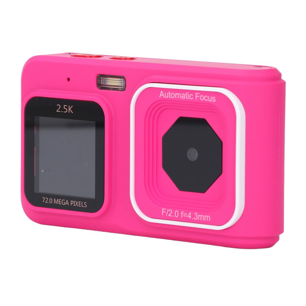 Digitalkamera 72MP 2.5K Videoausgabe Dual-Screen Kompaktkamera 16x Zoom Autofokus Selfie-Kamera für Reisen Zusammenkünfte