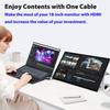 GeeekPi 1920x1080 Capacitive Touchscreen IPS Display Portable Screen Supports Installing Raspberry Pi 18.5" 100-120Hz Monitor, 5/4B/3B/3B+