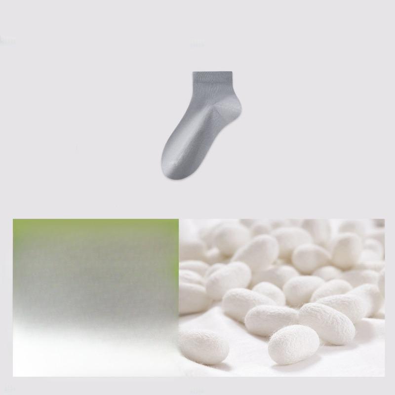 Female Summer Thin Mesh Breathable Antibacterial Boneless Cool Socks