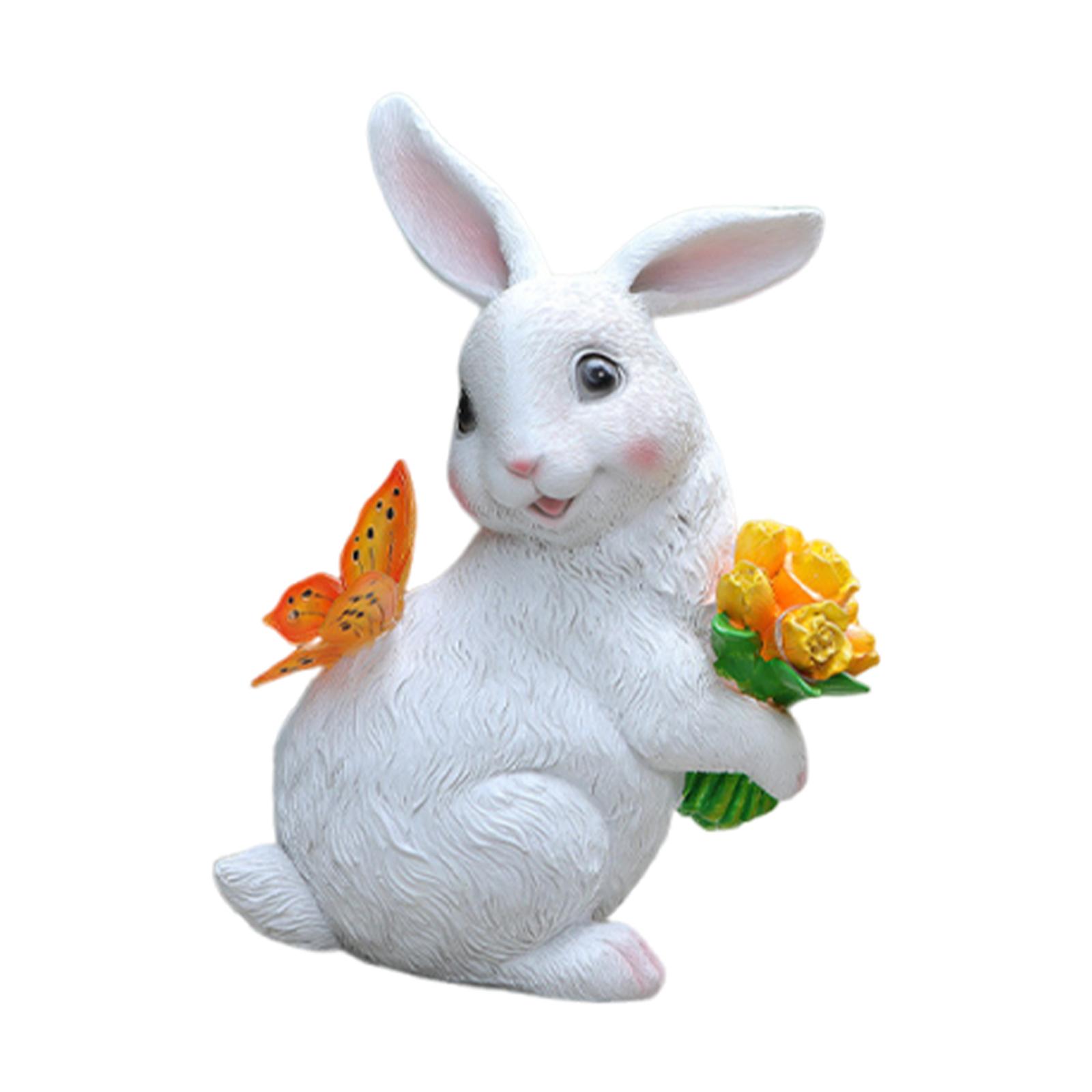 Solar Powered Outdoor Courtyard Lamp With Garden-themed Cartoon Butterfly And Ornaments ONE SIZE белый
