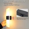 2 PCS Nordic Rechargeable Wall Lamp Touch Switch 3 Types of Brightness Acrylic Night Lights 3600mah Battery For Bedroom Bedside