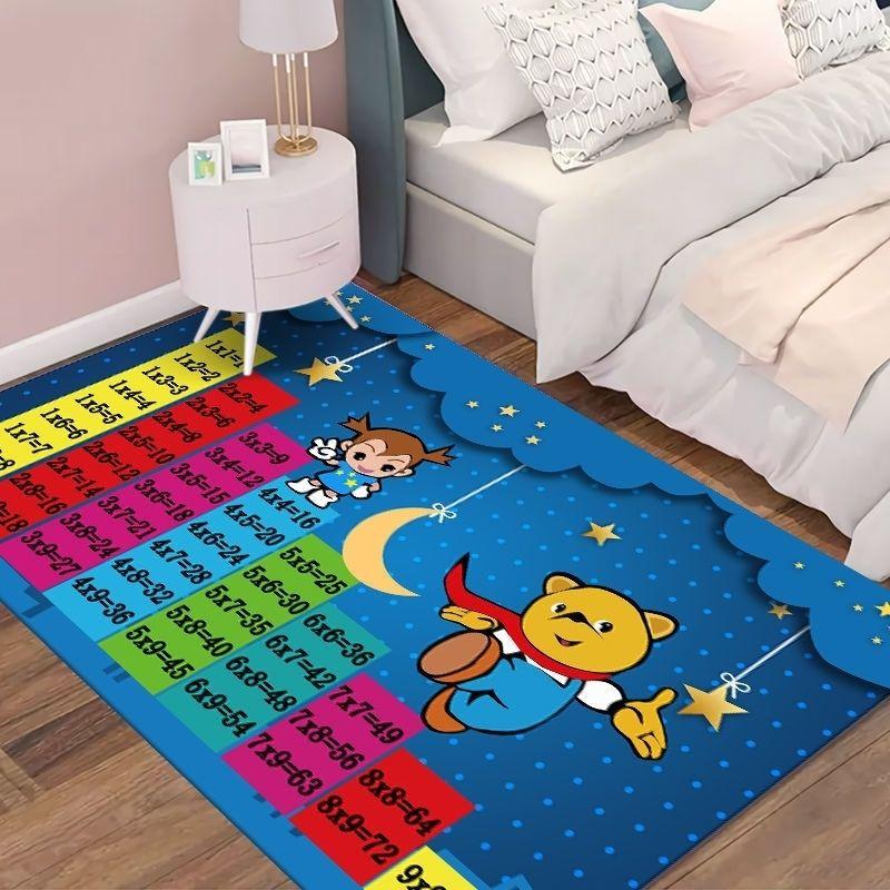 Πολυτελές χαλί μελέτης σαλονιού για κορίτσι ροζ χαλάκι κρεβατοκάμαρας Διακόσμηση κρεβατοκάμαρας Παιδικό χαλί για παιδικό δωμάτιο Μοντέρνο χαλάκι μπάνιου