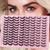 48 Pairs Of Large-Capacity False Eyelashes Dd Curled Chemical Fiber Thick Three-Dimensional False Eyelashes