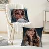 Argentine Singer Tini Pillow Case Office Cushions Suitable For Sofa Car Bedroom Decorative Cushion Cover