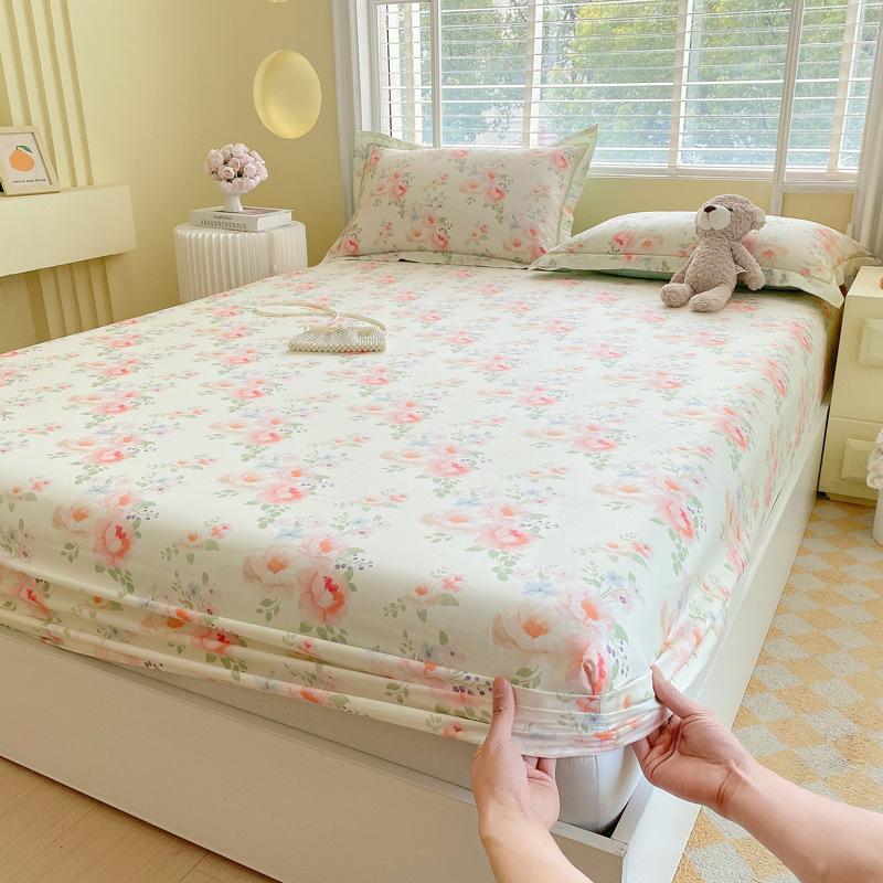 100% Cotton Maternal and Infant Grade Pure Cotton Single-piece Mattress Mattress Protective Cover All-inclusive Bed Sheet Washable Protective Cover