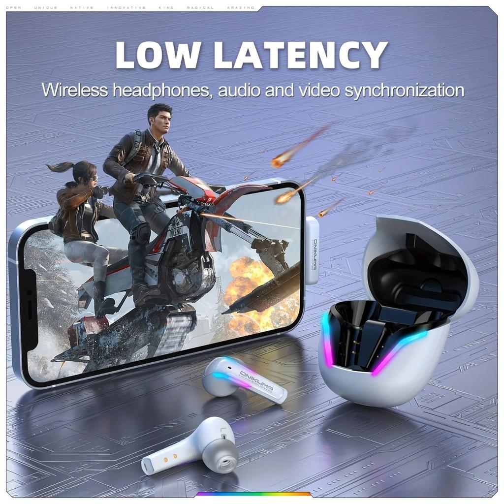 JYL TS BT5.4 Headphones Gamers ENC Noise-Canceling Plastic