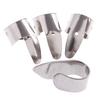 4Pcs Guitar Accessories Finger Picks Plectrums Metal Slide Tools