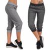 Deportes de Verano Mujer Pantalones Capri con Cordón de Verano ¿Jogging?Pantalones Harem Holgados