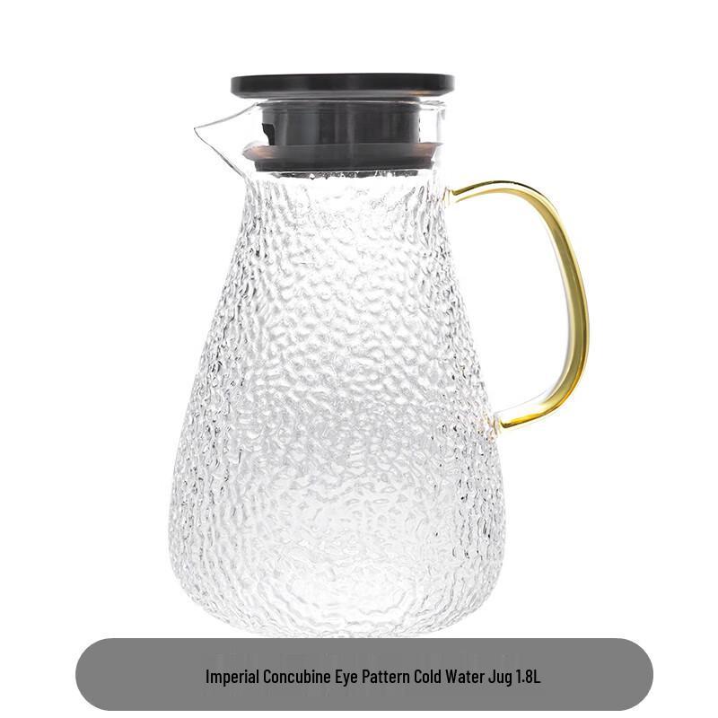 Shangqi Hammered Glass Cold Water Pitcher Set