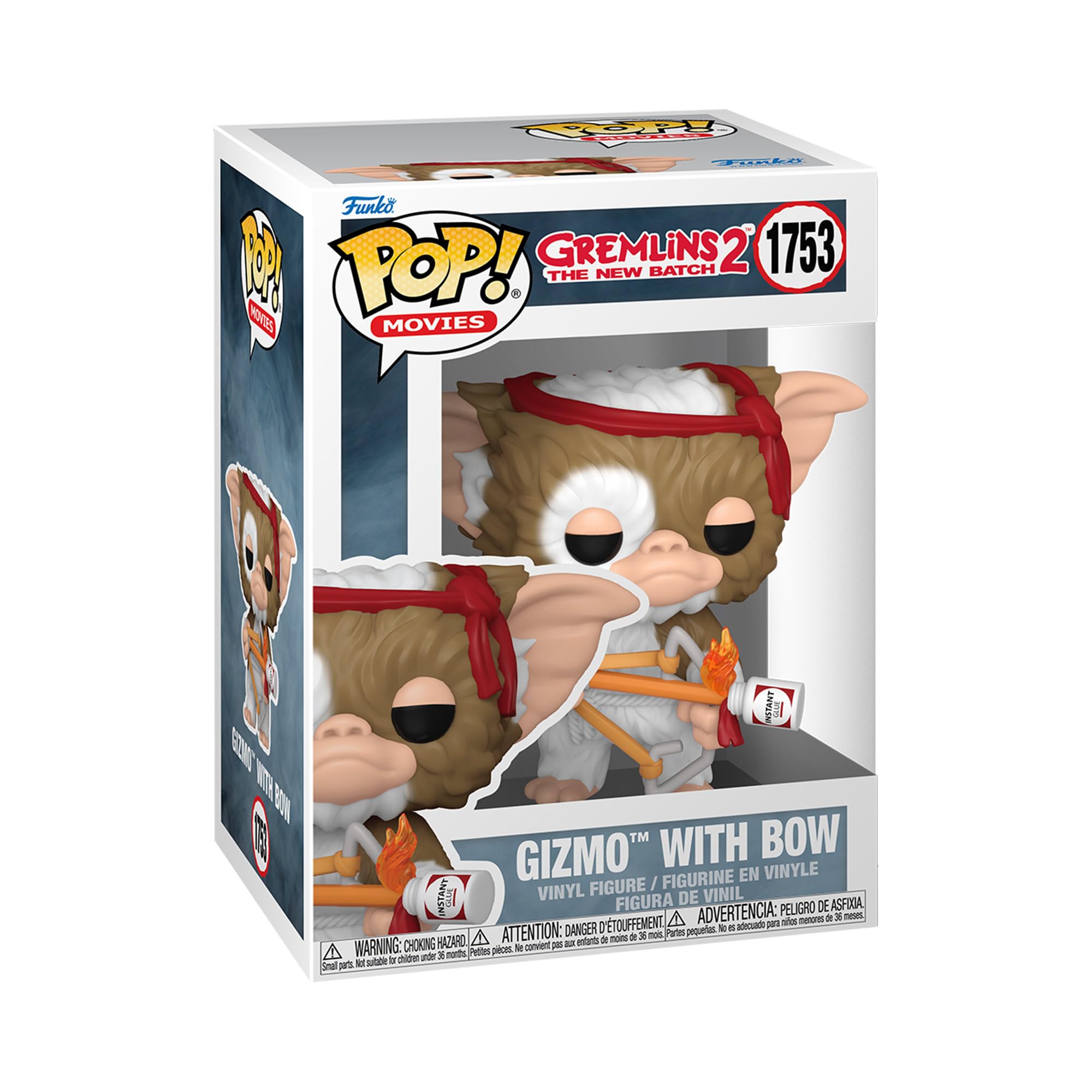 

Funko Pop Gremlins Gizmo with Bow Collectible Vinyl Figure Gift Idea Official Merchandise Toy for Kids Adults Horror Fans Model Figure for Collectors