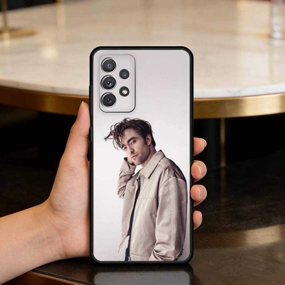 R-Robert P-Pattinson Phone Case For Samsung Galaxy A73,A72,A71,A70,A53,A52,A51,Soft Silicone Black Cover