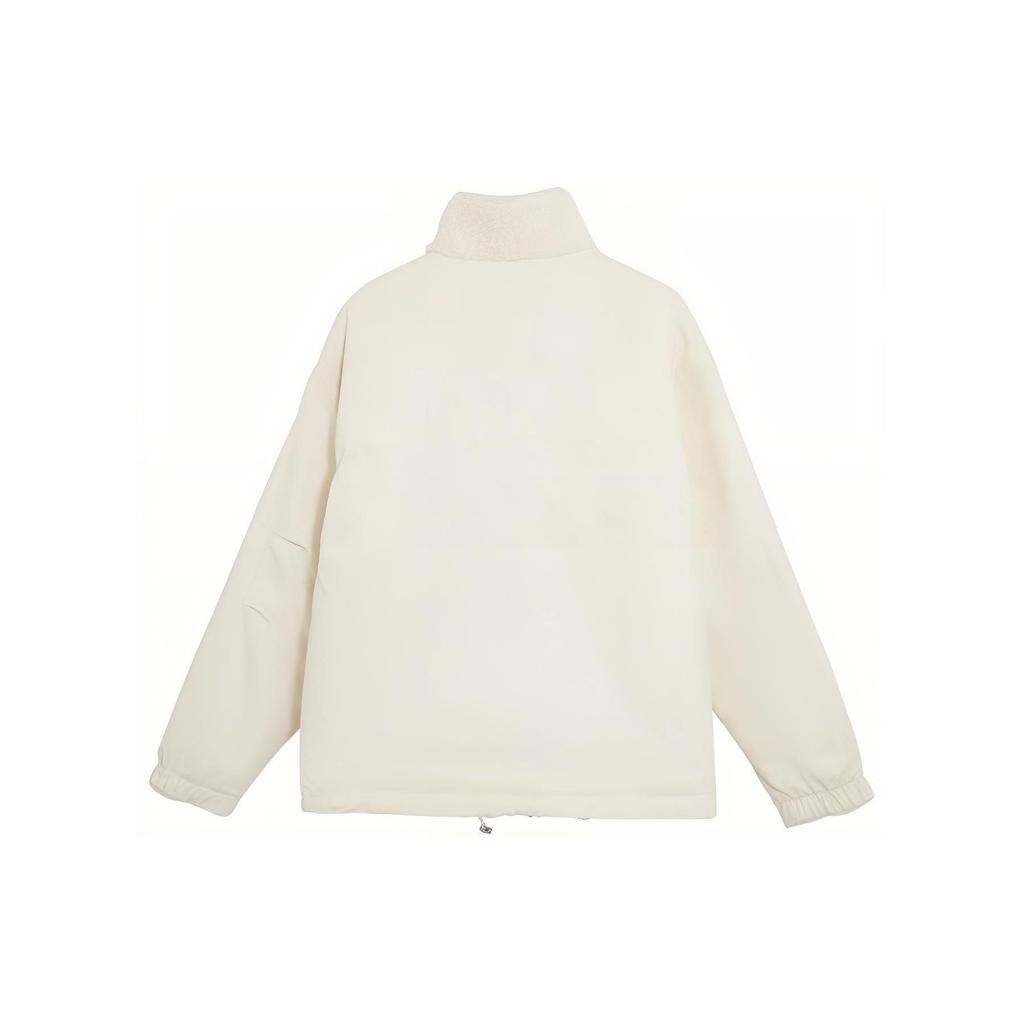 Puma Navy Series Solid Color Reversible Long Sleeve Jacket Unisex Jacket White 623125-65