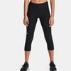Under Armour HeatGear® Solid Non-Slip Compression Three-Quarter Leggings Women Leggings Black 1365332-001