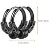 2pcs Earrings Hoops Minimalist Earrings Piercing Dragon Totems Men Earrings