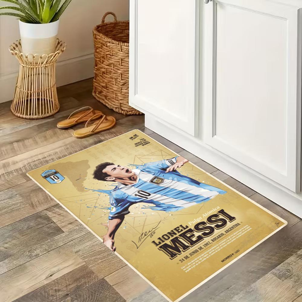 Messi Kitchen Mats Durable Bathroom Pads Comfortable Rugs Carpets For Kitchen Home Office Sink Laundry Room Bathroom Decor