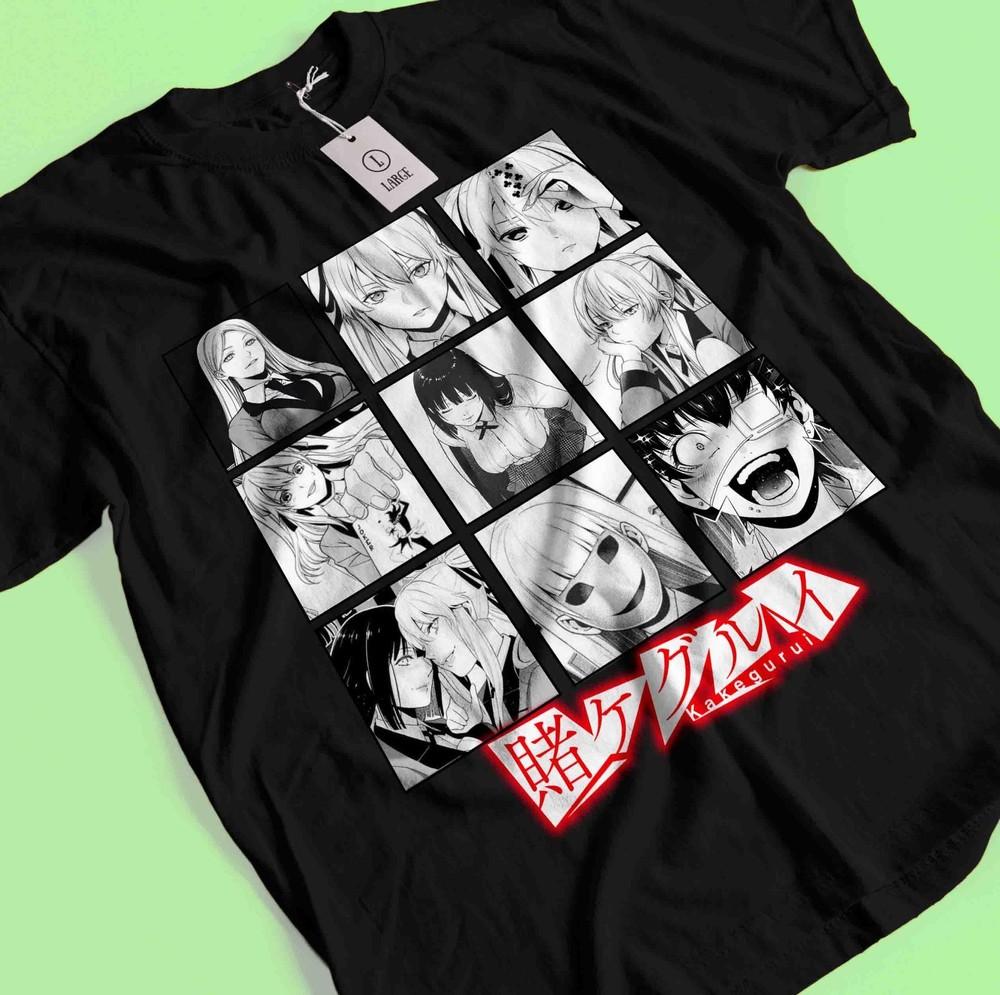 Kakegurui Tričko Škola hazardu Anime Tričko Yumeko Jabami Tričko Mary Kirari