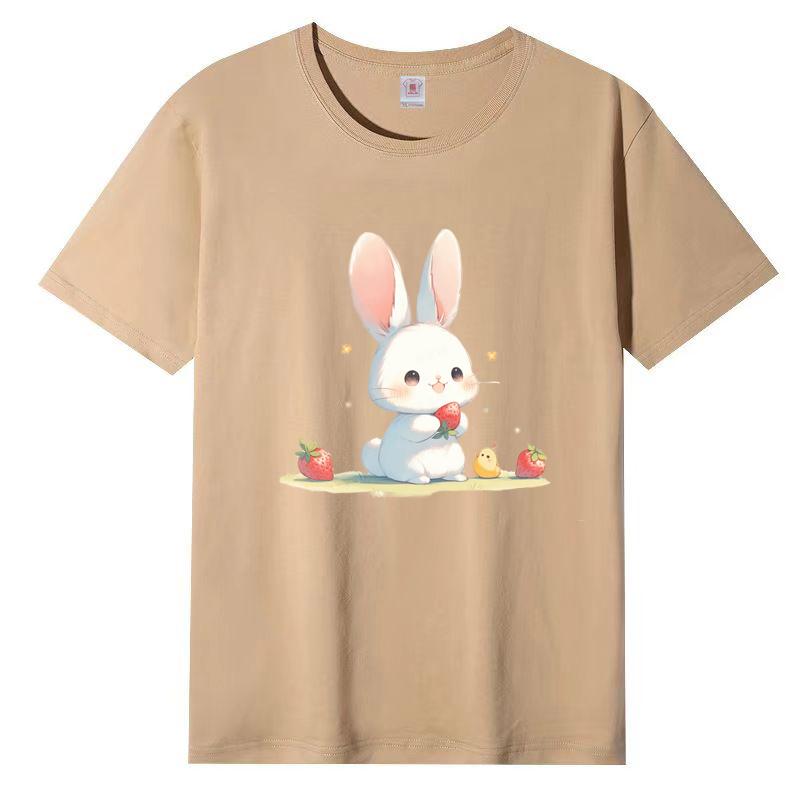 Summer New Korean Pattern Short-sleeved T-shirt Female Student Tops