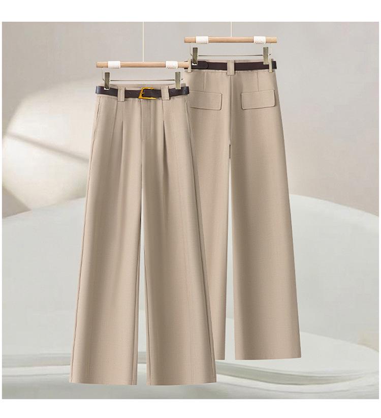 Women's 2026 High-Waisted Loose Fit Professional Wide-Leg Suit Pants
