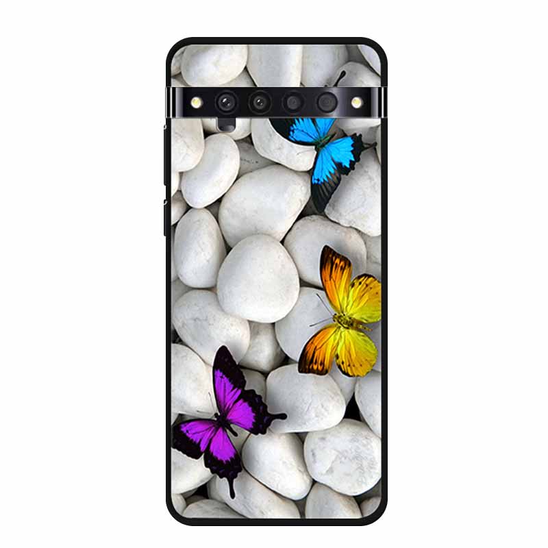 Für TCL 10 Pro Hüllen Weiches TPU Silikon Katze Löwe Rückseitenhüllen für TCL 10 Pro T799B T799H Cover Stoßfest Funda Capa TCL10Pro 6,47"