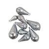 5 Pieces Pack 20g-120g Range Fishing Sinkers Iron Material Teardrop Sinkers  For Fishing