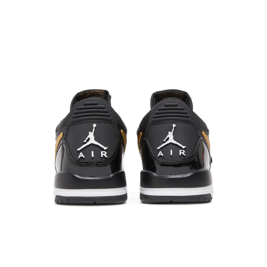 Air Jordan Legacy 312 Low Grade School 'Black Metallic Gold' (Unisex) Black / White / Metallic Gold Kids' Basketball Shoes CD9054 071