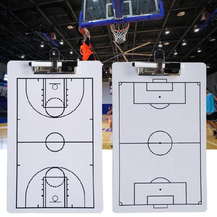 Double-Side Basketball Full Half Court Board Dry Erases Football Coaches Board
