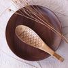 Creative Wooden Cartoon Fish Spoon - Children's Chestnut Wood Tableware