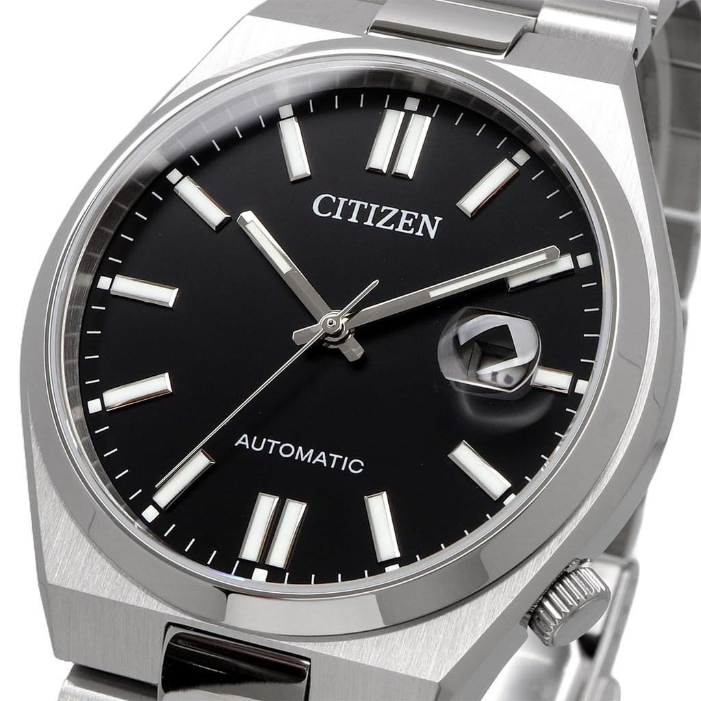 Citizen TSUYOSA Kollektion AUTOMATIK Herrenuhr NJ0150-81E, Saphirglas, Schwarz/Silber, Übersee-Modell [Parallelimport]