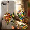 Colorful Holiday Tree Decorations Hand Blown Glass Ball Ornament, Christmas Hanging Decoration Decorative Spheres for Tree, Window, Patio, Garden,